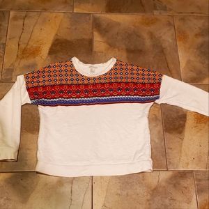 Forever 21 Aztec sweatshirt.